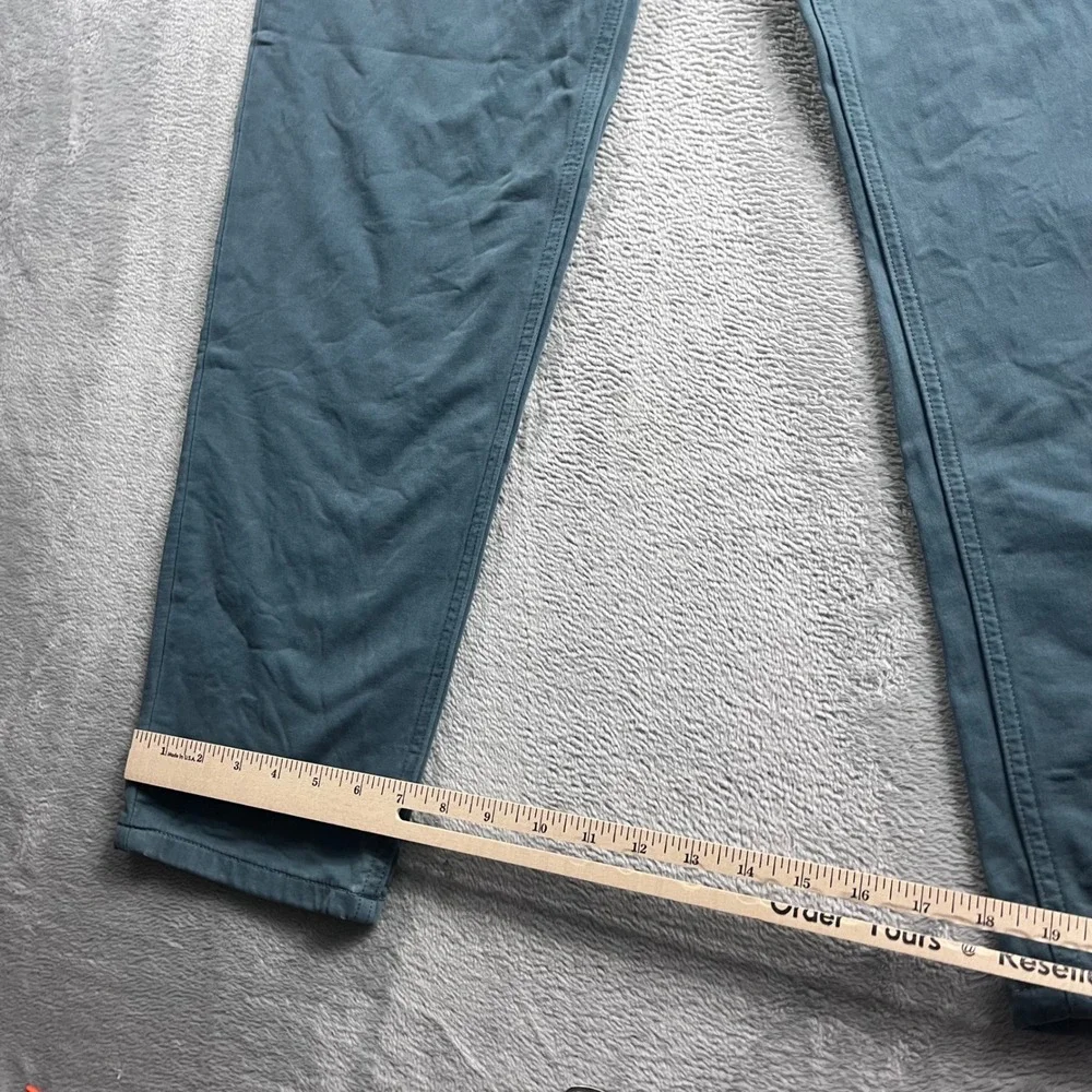 Banana Republic‎ Traveler Pants Mens 35x30 Athletic Tapered Fit Teal Blue Green